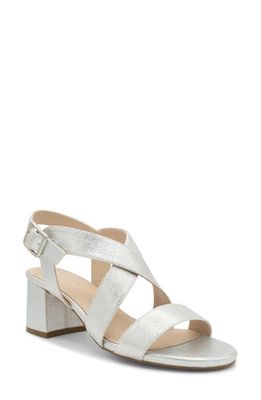 Paradox London Pink Ida Ankle Strap Sandal in Silver 