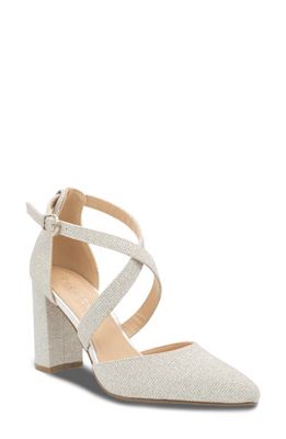 Paradox London Pink Rylee Pointed Toe Pump in Silver