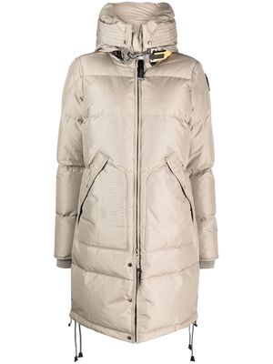 Parajumpers buckle-embellished quilted hooded jacket - Neutrals