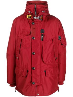 Parajumpers button-up hooded raincoat - Red