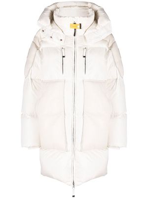Parajumpers Carolina padded hooded coat - White