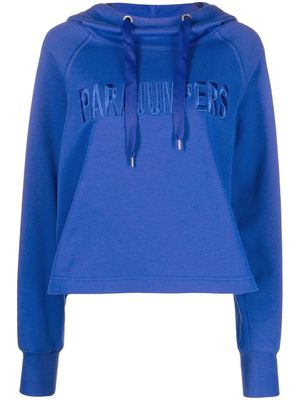 Parajumpers embroidered logo hoodie - Blue