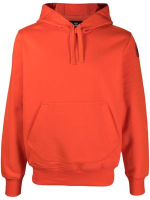 Parajumpers Everest logo-patch hoodie - Orange