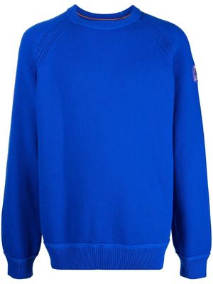 Parajumpers fine-knit crew neck sweater - Blue