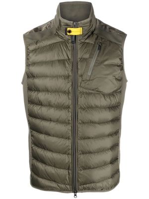 Parajumpers funnel neck down gilet - Green