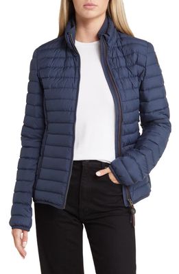 Parajumpers Geena Quilted Water Repellent 600-Fill-Power Down Jacket in Navy