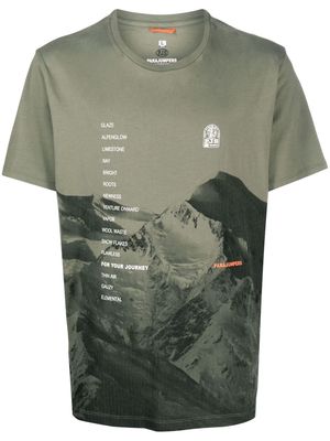 Parajumpers graphic-print cotton T-shirt - Green