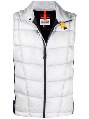 Parajumpers high-neck zip-up padded gilet - Grey