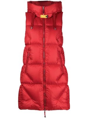 Parajumpers hooded puffer gilet - Red