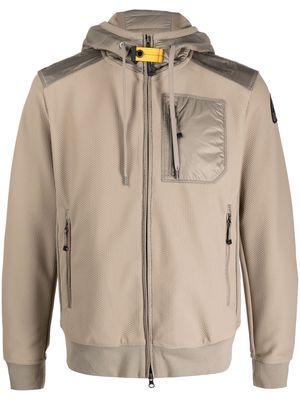 Parajumpers hooded zip-up padded jacket - Neutrals
