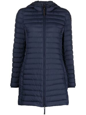 Parajumpers Irene hooded quilted coat - Blue