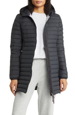 Parajumpers Irene Quilted Water Repellent Down Puffer Jacket in Black