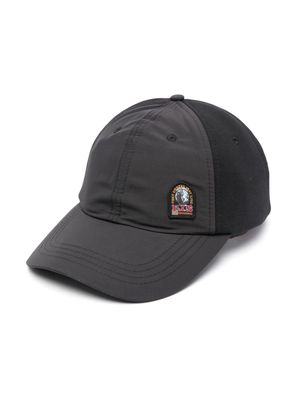 Parajumpers Kids logo-appliqué panelled baseball cap - Black