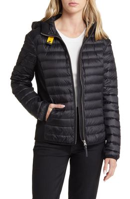 Parajumpers Kym Water Repellent 770 Fill Power Down Puffer Jacket in Black