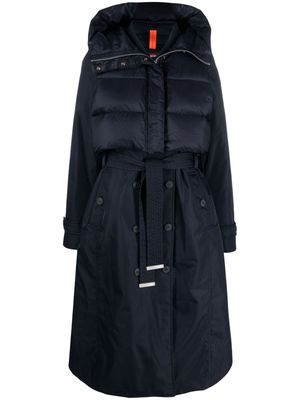Parajumpers layered-design padded coat - Blue