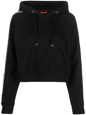Parajumpers Letta logo-tape hoodie - Black