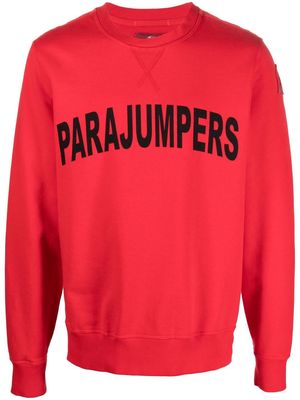 Parajumpers logo crew-neck jumper - Red