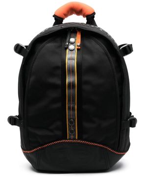 Parajumpers logo-lettering zip-up backpack - Black