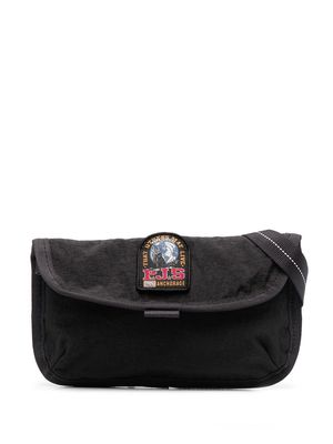 Parajumpers logo-patch canva belt bag - Black