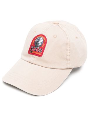 Parajumpers logo-patch cotton cap - Neutrals