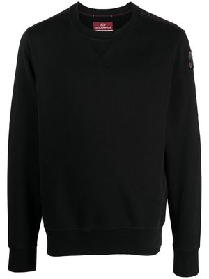 Parajumpers logo patch cotton sweatshirt - Black