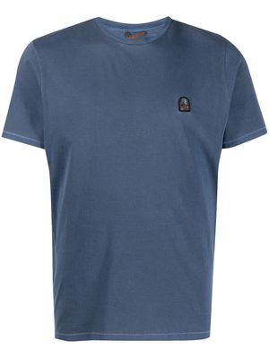 Parajumpers logo-patch cotton T-shirt - Blue