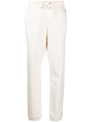 Parajumpers logo-patch cotton track pants - White