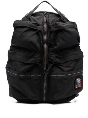 Parajumpers logo-patch detail backpack - Black