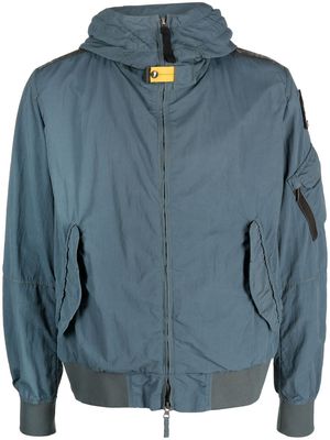 Parajumpers logo-patch lightweight jacket - Blue