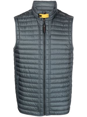 Parajumpers logo-patch padded gilet - Blue