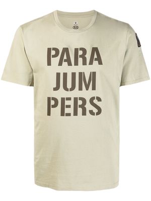 Parajumpers logo-print cotton T-shirt - Green