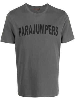 Parajumpers logo-print cotton T-Shirt - Grey