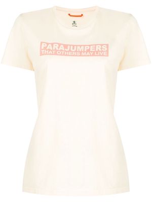 Parajumpers logo-print cotton T-shirt - Pink