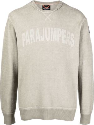 Parajumpers logo-print crew neck sweatshirt - Green