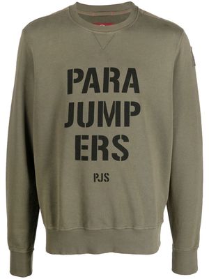 Parajumpers logo-print jumper - Green