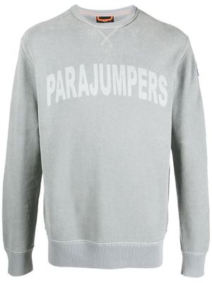 Parajumpers logo-print jumper - Grey