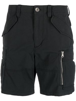 Parajumpers logo-tag cargo shorts - Black