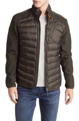 Parajumpers Men's Jayden Mixed Media Down Puffer Jacket in Sycamore