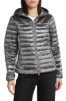 Parajumpers Miroku Water Repellent Quilted 750 Fill Power Down Puffer Jacket in Black