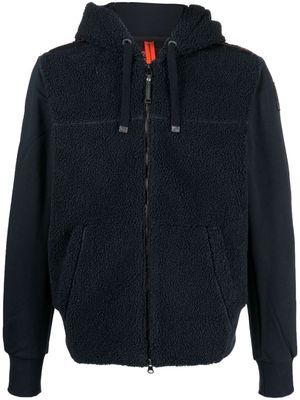 Parajumpers Moegli fleece zip-up hoodie - Blue