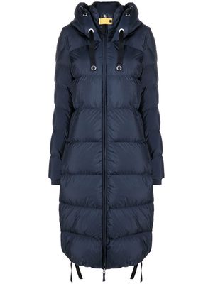 Parajumpers Mummy hooded quilted coat - Blue