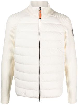 Parajumpers Olmo logo-patch padded jacket - White