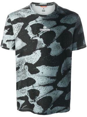 Parajumpers Outback abstract-print cotton T-shirt - Black
