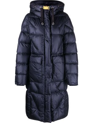 Parajumpers padded hooded down coat - Blue