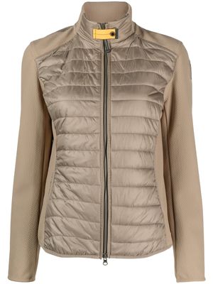 Parajumpers panelled puffer jacket - Neutrals