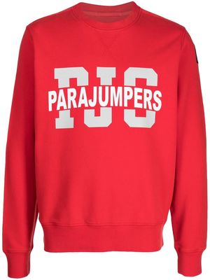 Parajumpers Philo logo-print sweatshirt - Red