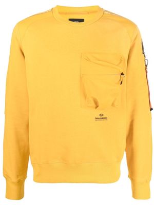 Parajumpers pocket-detail crew neck sweatshirt - Yellow