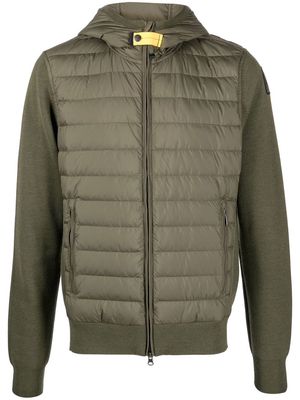 Parajumpers quilted hooded down jacket - Green