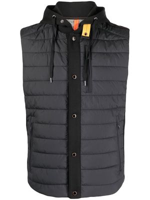 Parajumpers quilted hooded gilet - Black