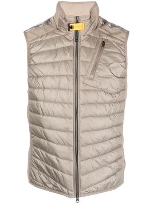 Parajumpers quilted zip-up gilet - Green